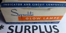  Glow Lamps  NE-45 Original Signalite Tube Tester  TV7 A/U
