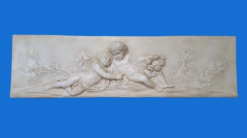 Bassorilievo gesso putti - bassorilievo,