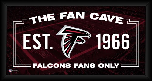 Atlanta falcons framed x - atlanta,