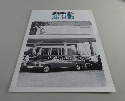 Brochure mercedes benz w115 - brochure,
