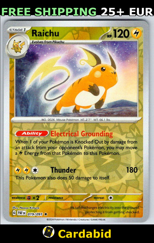 Raichu paf 019 - raichu,