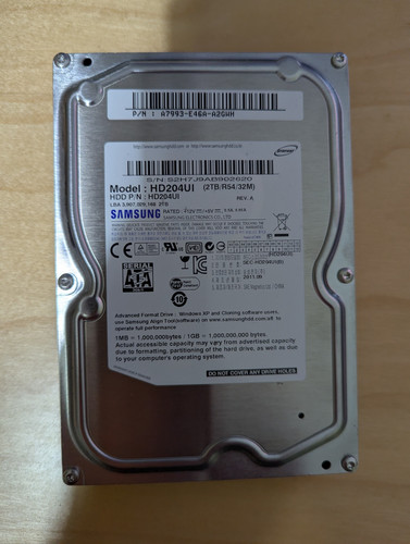 Samsung hd204ui sata - 2,