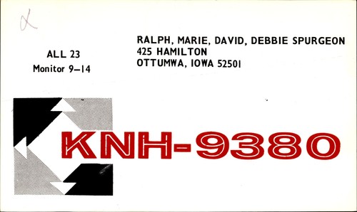Knh 9380 ottumwa - ia, cb