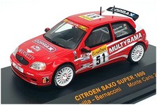 Ixo Scala 1/43 RAM060 - Citroen Saxo Super 1600 #51 Monte Carlo 2002
