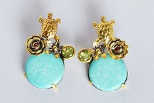 Orecchini a perno da sposa in