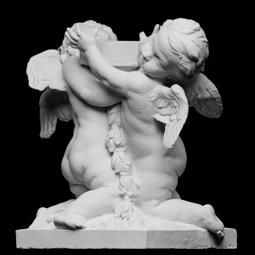 Portacandela angeli statua - portacandela,