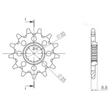 PIGNONE S ACCIAIO P520 D14