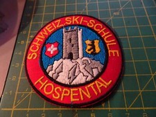 TOPPA PATCH VINTAGE ricamata  sci ski schweiz ski schule hospental