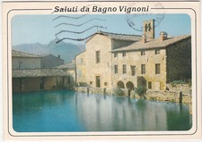 BAGNO VIGNONI - SIENA - SORGENTE E LOGGIATO DI S. CATERINA - VIAGG. -32782-