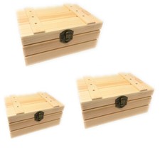 Set 3 scatole intarsiate con