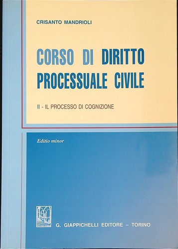 Corso diritto processuale - corso,