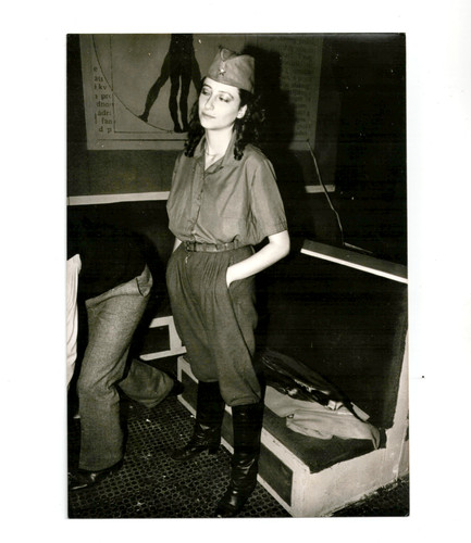 Foto vintage donna partigiana - foto,