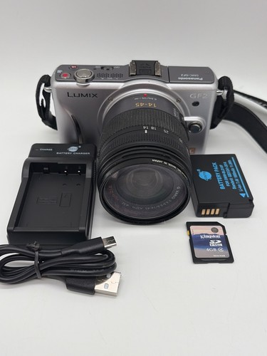 Panasonic lumix gf2 argenté - panasonic,