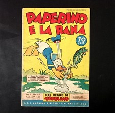 NEL REGNO DI TOPOLINO 65 - Anteguerra Disney 1938. PAPERINO E LA RANA. Leggi Des