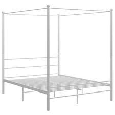 Letto baldacchino bianco in - a,