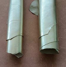 N° 2 PELLI di CAPRETTO MORBIDO LAMINATO (CUOIO PELLETERIA CALZATURA HOBBY )