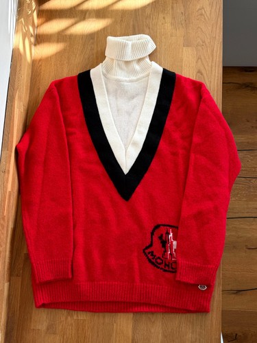 Maglione moncler bell rosso - maglione,