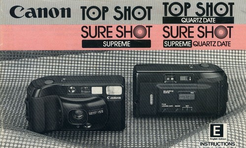 Canon top shot - shot/top, quartz