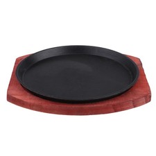  Piatto Da Bistecca in Ghisa