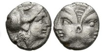 Moneta greca argento,Lampsakos