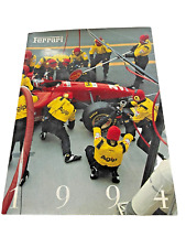 Ferrari 1994 Libro da collezione foto auto annuario fuori catalogo n. 909/94