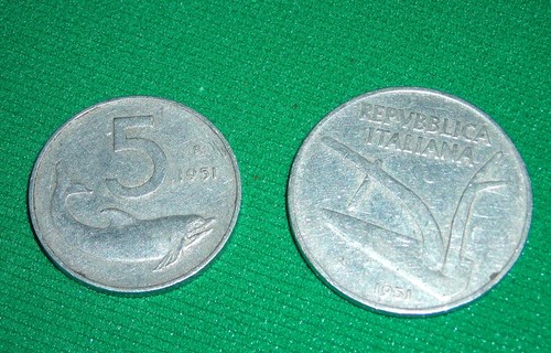 Italia serie monete anno 1951 - italia,