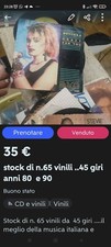 Stock 65 dischi in vinile 45