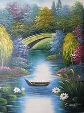 Dipinto A Olio Magico Su Tela