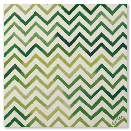 Tovaglioli carta chevron - 20,