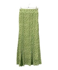 Gonna a fiori con pieghe CLANE verde poliestere taglia 0