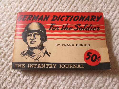 Vintage 1945 german dictionary - german,