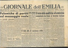 Giornale dell’Emilia 2 giugno 1946  Giornali della Repubblica  