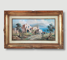 Gianni Del Grasso Paesaggio Primavera Costiera Napoletana Dipinto Olio su Tela