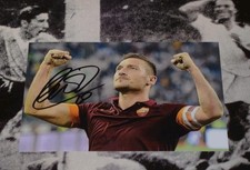 Autografo francesco totti - autografo,
