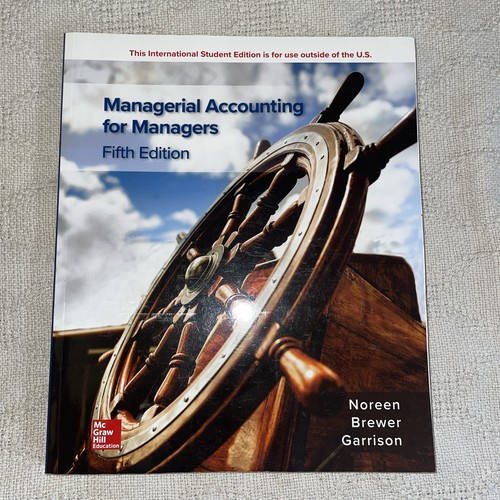 Managerial accounting for - managerial,