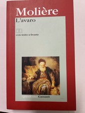 LIBRO MOLIERE L'AVARO CON