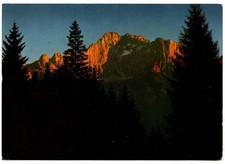 Cartolina 2309. Dolomiti. Tramonto sul monte Civetta. Viaggiata 1971