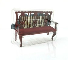 Divano Panchina in Legno Miniatura Stile Vintage Arredamento Casa delle Bambole