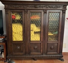 ANTICO ARCHIVIO NOTARILE VETRINA LIBRERIA 