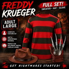 Set Costume Freddy Krueger