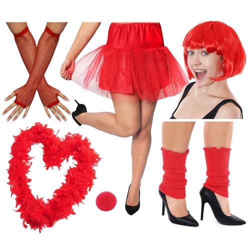 Set costume pezzi red nose - costume,