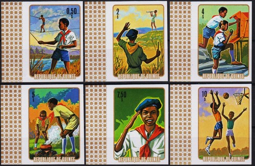 Guinea 1974 esploratori campo - guinea,