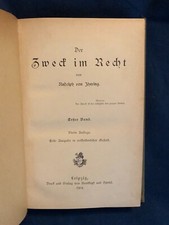 Von Jhering Der zweck im Recht