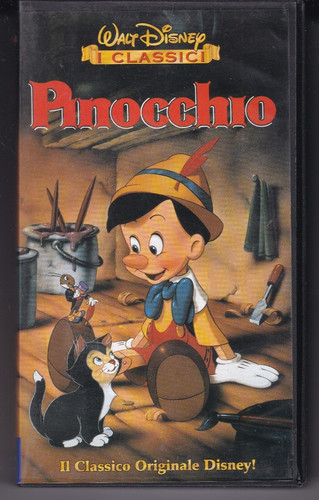 Pinocchio vhs - pinocchio,