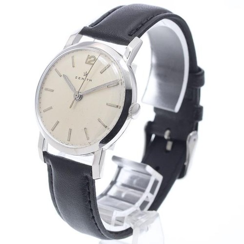 Zenith 34mm leather silver - zenith,