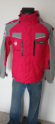 Giacca parka rosso vintage