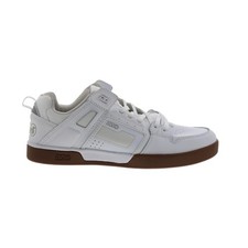 Scarpe sneakers DVS Comanche LT DV01300100 uomo pelle bianca ispirate ai pattini