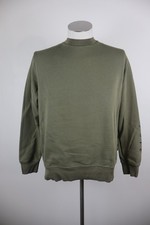NAPAPIJRI FELPA MAGLIA UOMO TG L MAN SWEATSHIRT CASUAL VINTAGE COTONE VERDE