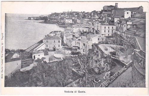 Gaeta latina veduta - -,