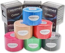 KINESIOLOGY TAPE ASIAMED CEROTTO ELASTICO, cotone, X TAPING FISIOTERAPIA (PZ.12)